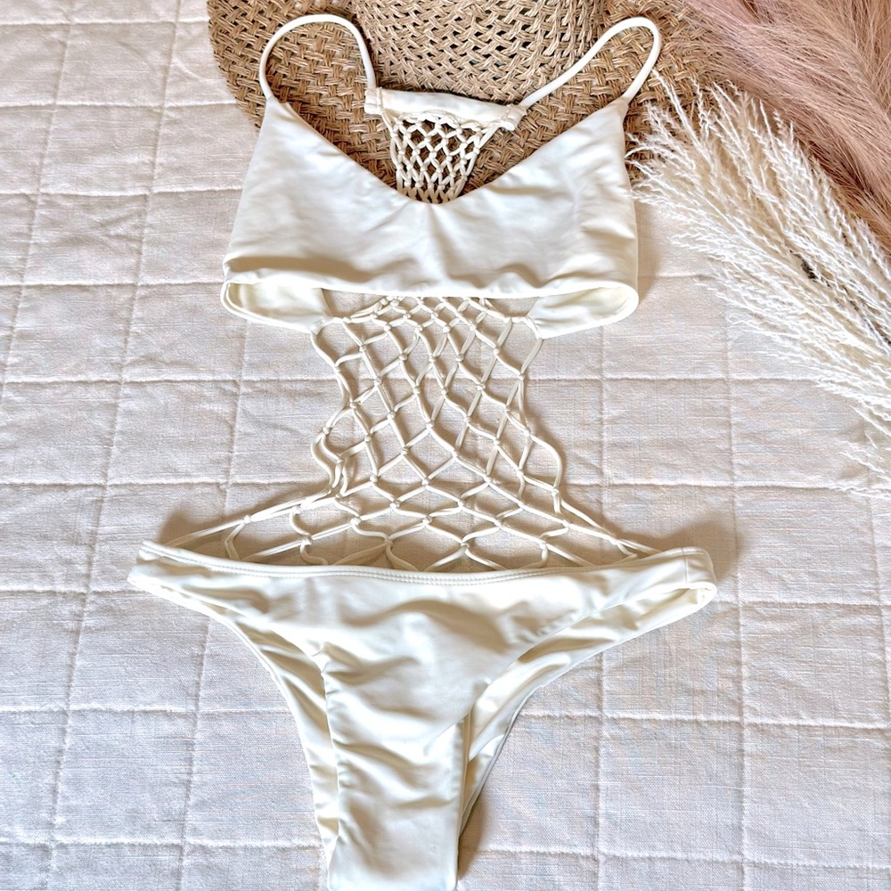 Mikoh swimwear vintage one piece Large